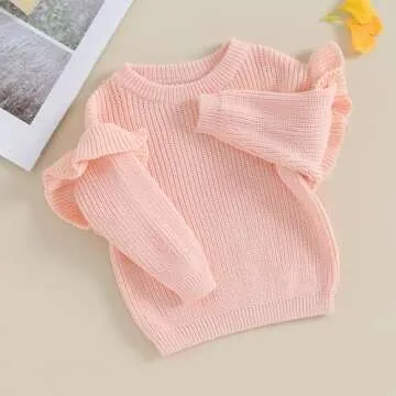Warm MERSARIPHY Infant Baby Girl Sweater - Cozy Knit Pullover