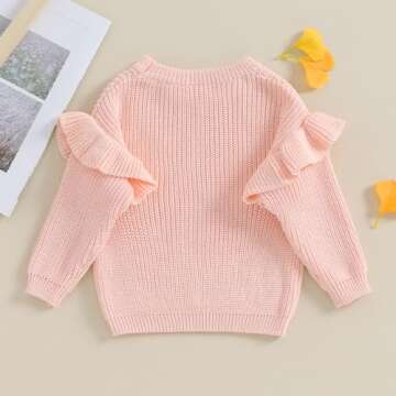 Warm MERSARIPHY Infant Baby Girl Sweater - Cozy Knit Pullover