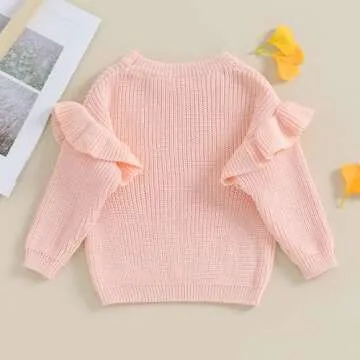 Warm MERSARIPHY Infant Baby Girl Sweater - Cozy Knit Pullover