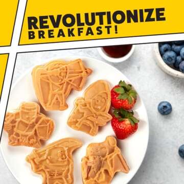 Dungeon Heroes Waffle Maker - Fun Fantasy Breakfasts for Kids