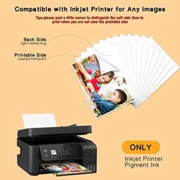 30 Sheets Heat Transfer Paper for Black and Dark Fabric, 8.3 x 11.7" Iron-on Transfer Paper for T Shirt for Any Inkjet Printers, Washable, No Cracking, No Fading