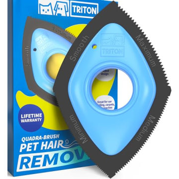 Triton Quadra-Brush Pet Hair Removal Tool - Essential for Pet Owners