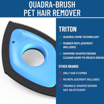 Triton Quadra-Brush Hair Removal Tool for Cars and Homes