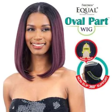 FreeTress Oval Part Long Bob Wig - Elegant and Stylish