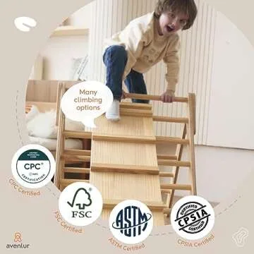 Avenlur Olive Climbing Gym - Safe Indoor Playset for Kids