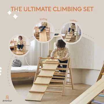 Avenlur Olive Climbing Gym - Safe Indoor Playset for Kids