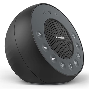 REACHER R2+ White Noise Machine: 31 Soothing Sounds for Perfect Sleep