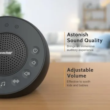 REACHER R2+ White Noise Machine 31 Sounds Sleep Aid