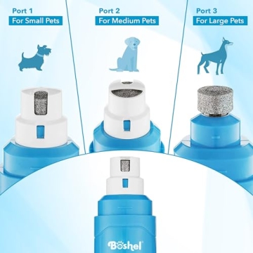 Boshel Pet Nail Grinder for Dogs and Cats - Quiet & Effective