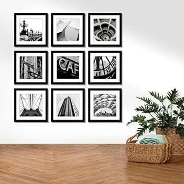LaVie Home 12x12 Black Frame Set for Gallery Wall