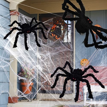 Halloween Giant Spider Set for Spooky Decor