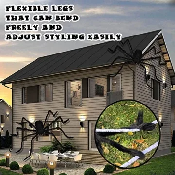Halloween Giant Spider Set for Spooky Decor
