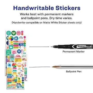 Avery + Amy Tangerine Planner Stickers Set of 744