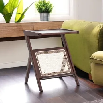 Stylish Tiita Rattan Nightstand Side Table for Modern Homes