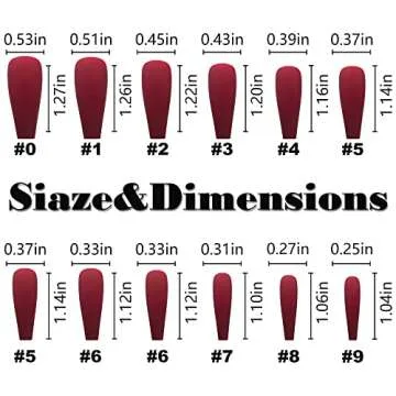 AddFavor 576pcs Press on Nails Long Coffin Fake Nails Full Cover Matte Ballerina Acrylic Artificial False Nail Tips 24 Colors 10 Sizes for Women Girls
