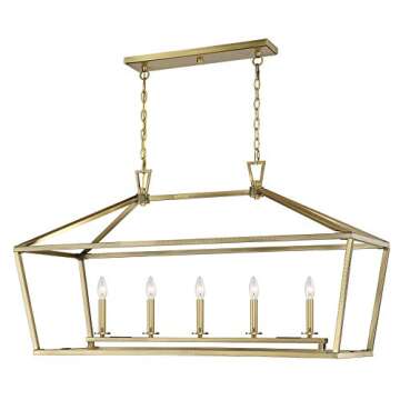 Savoy House Townsend Chandelier Warm Brass 5-Light