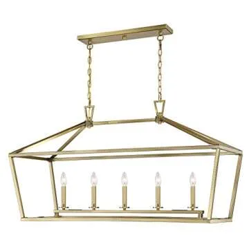 Savoy House Townsend Chandelier Warm Brass 5-Light