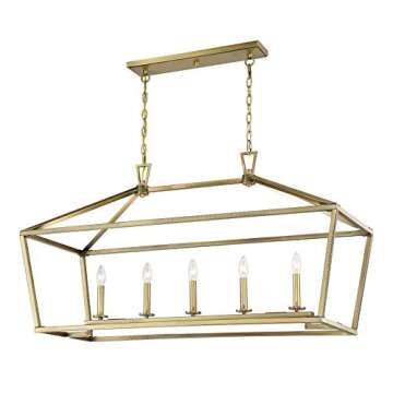 Savoy House Townsend Chandelier Warm Brass 5-Light
