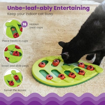 Interactive Cat Treat Puzzle by Catstages - Buggin' Out