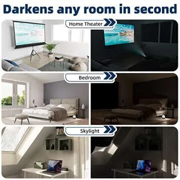 NIGHTON Portable Blackout Curtains 40"×57" Strong Hook and Loop Tape Strips with Adhesive,Blackout Shades That can be Cut,100% Blackout Material Blackout Blinds for Baby Nursery or Travel Use-Black