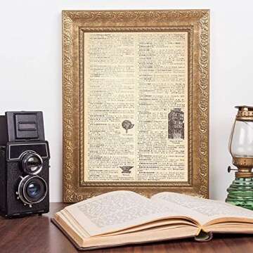 114 Pcs Aged Papers for Scrapbooking, Vintage Decoupage Paper Scrapbooking Supplies, Vintage Ephemera Pack Kraft Old Book Pages Papers for Junk Journals Room Wall Art Collage Album (Old Book 114P)