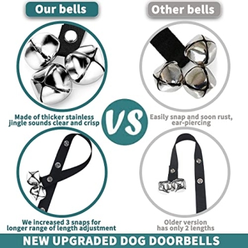 Premium Adjustable Dog Doorbells for Easy Potty Training