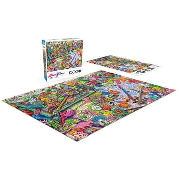 Buffalo Games - Aimee Stewart - My Awesome Collection 1989-1000 Piece Jigsaw Puzzle