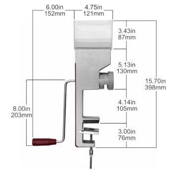 Deluxe Grain Mill for Fresh Flour Grinding Experience