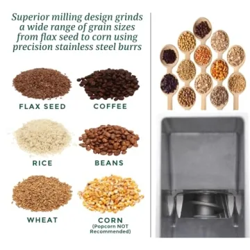 Deluxe Grain Mill for Fresh Flour Grinding Experience