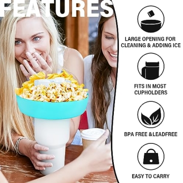 Snack Bowl for Stanley 40 Oz Tumbler - Portable Snack Holder