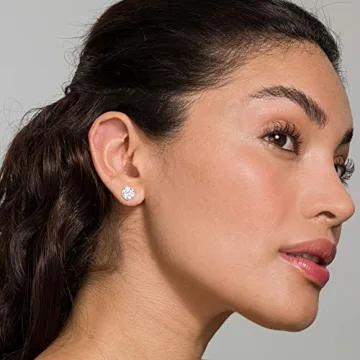 Stunning PAVOI 14K Gold Plated Stud Earrings