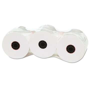 Universal UNV35720 16 lbs. 1/2 in. Core 2-1/4 in. x 150 ft. Adding Machine/Calculator Roll - White (3/Pack)