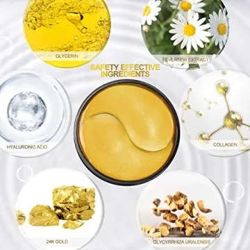 Revitalize with Fivewan 24K Gold Under Eye Patches