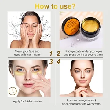 Revitalize with Fivewan 24K Gold Under Eye Patches