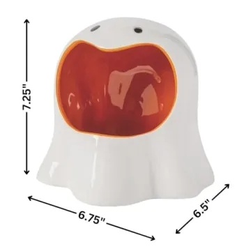 Ghost Shaped Candy Dish for Halloween Parties and Decor
