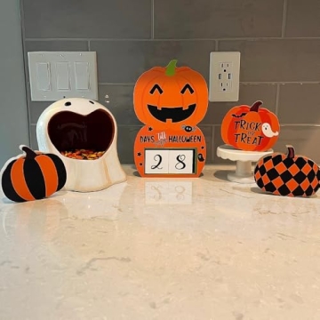 Ghost Shaped Candy Dish for Halloween Parties and Decor