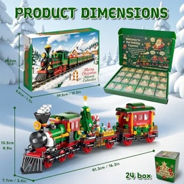 Rubypop Christmas Train Advent Calendar for Kids