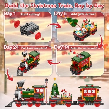 Rubypop Christmas Train Advent Calendar for Kids