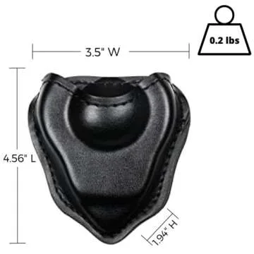 Bianchi Model 090 Open Top Handcuff Case for Professionals