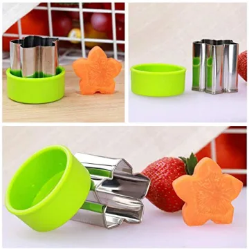 Fun Sandwich Cutter Set for Kids with Veggie Cutters