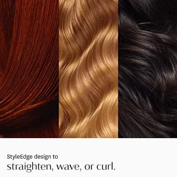 T3 Micro T3 Lucea 1” Professional Straightening Styling Iron Digital Ceramic Flat Iron with 9 Adjustable Heat Settings for Straight Smooth Hair Waves and Curls