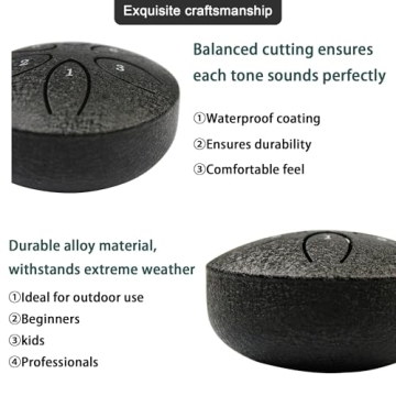 Bigwaves Rain Drum - 6-Note Outdoor Chime for Relaxation