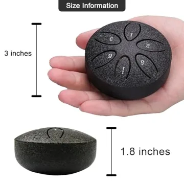 Bigwaves Rain Drum - 6-Note Outdoor Chime for Relaxation