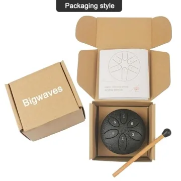 Bigwaves Rain Drum - 6-Note Outdoor Chime for Relaxation