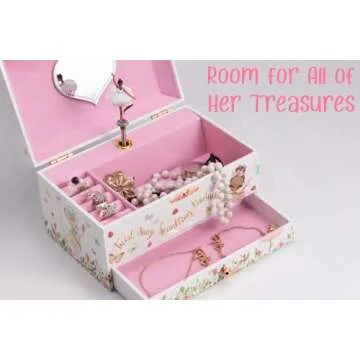 Enchanting Ballerina Musical Jewelry Box for Kids