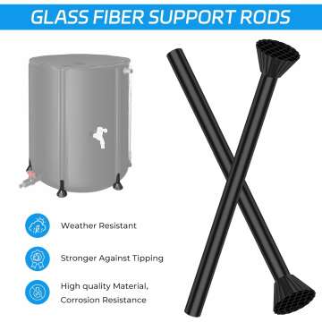 50 Gallon BPA Free Rainwater Collection Barrel