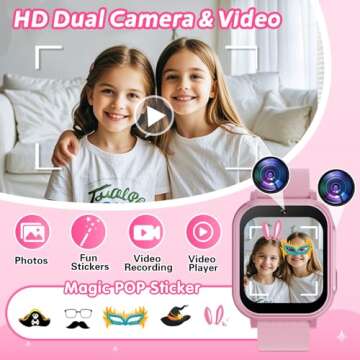 Kids Waterproof Smart Watch for Ages 5-12 with Games