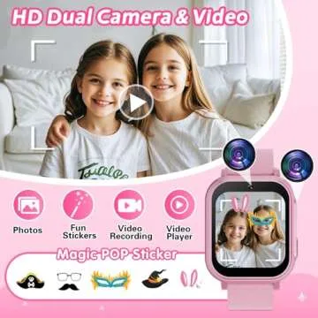 Kids Waterproof Smart Watch for Ages 5-12 with Games