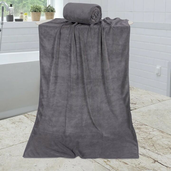 JML Microfiber Bath Towel 2 Pack - Soft & Quick Drying