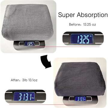 JML Microfiber Bath Towel 2 Pack - Soft & Quick Drying